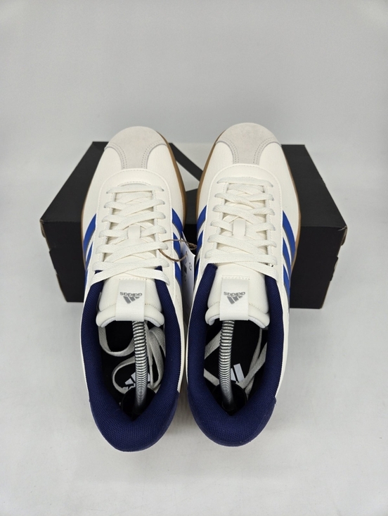 Adidas Mens VL Court 3.0 JR8634 Core White Bright Royal Dark Blue Shoe Size 10.5 main image 5